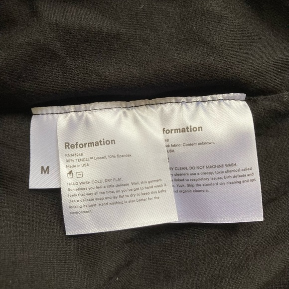 NWT Reformation sequined Ivy dress black size M - Picture 4 of 4